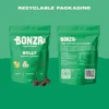 Bonza Belly Bioactive Bites Verdauungsergänzungsmittel für Hunde IBD Colitis IBS Durchfall und Gastritis Natürliche Vegane Formel Recycelbare Verpackung - Vegane Formel