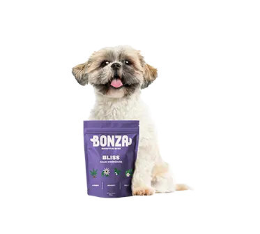 Bonza Bioactive Bites Bliss Beste Natuurlijke Functionele Kalmering-Supplement Traktatie voor Stress, Angst, Gedragsproblemen en Angst bij de Hond