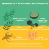 Bonza Boost Vitamines-Minéraux Herbes Adaptogènes Suppléments pour la santé des chiens âgés