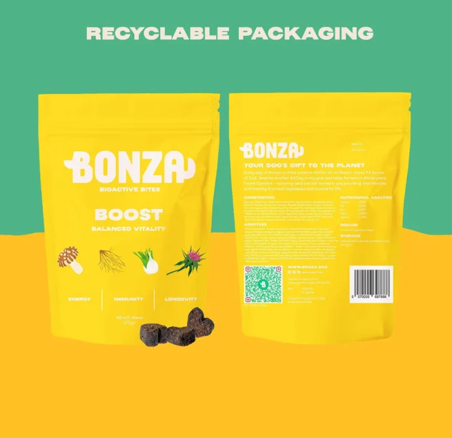 Bonza Boost Suppléments de vitamines et minéraux pour chiens Santé