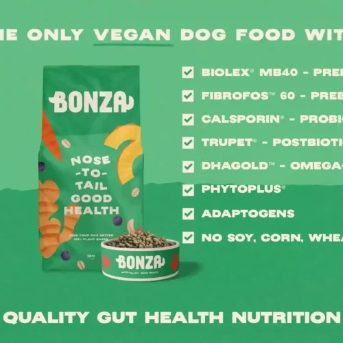 Bonza Vegan Dog Food UK DE FR ES