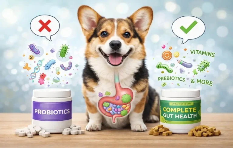 Suppléments pour la santé intestinale des chiens : pourquoi les probiotiques seuls ne suffisent pas