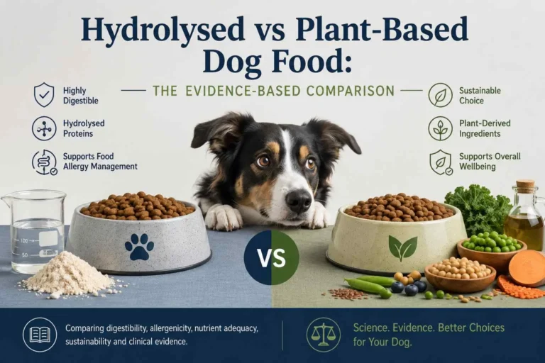 Hydrolysiertes vs. pflanzliches Hundefutter: Der evidenzbasierte Vergleich