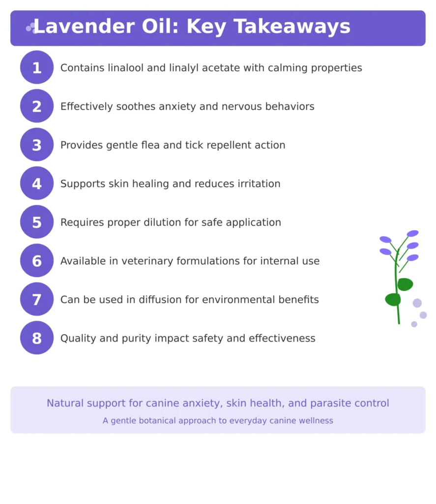 Lavender Oil for Dogs Benefits Key Takeaways