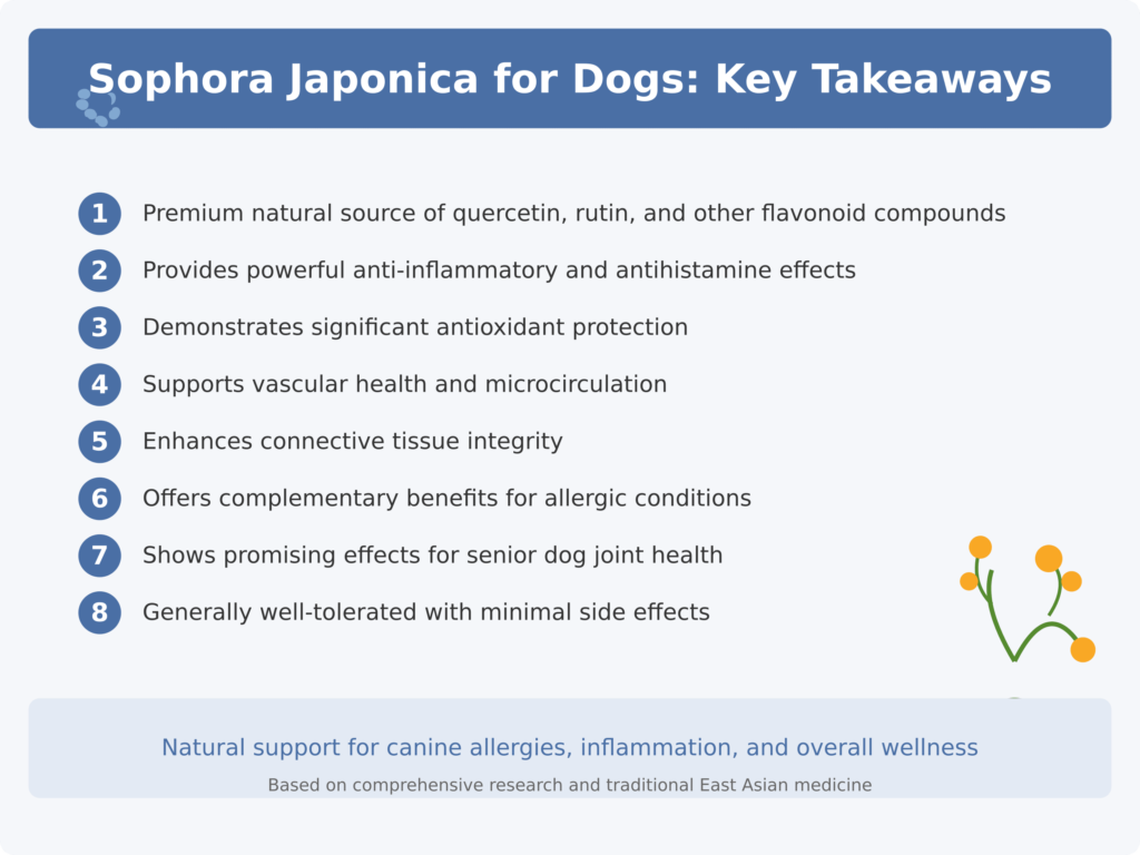 Sophora Japonica for Dogs Key Takeaways